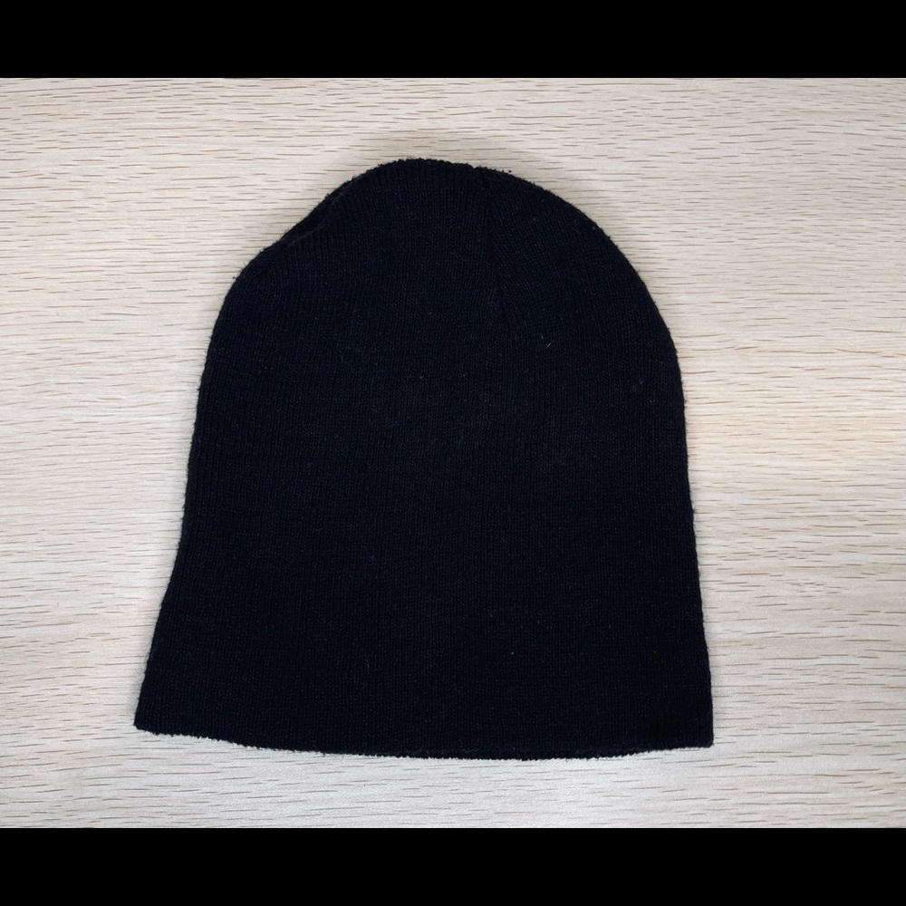 Kids Black Beanie